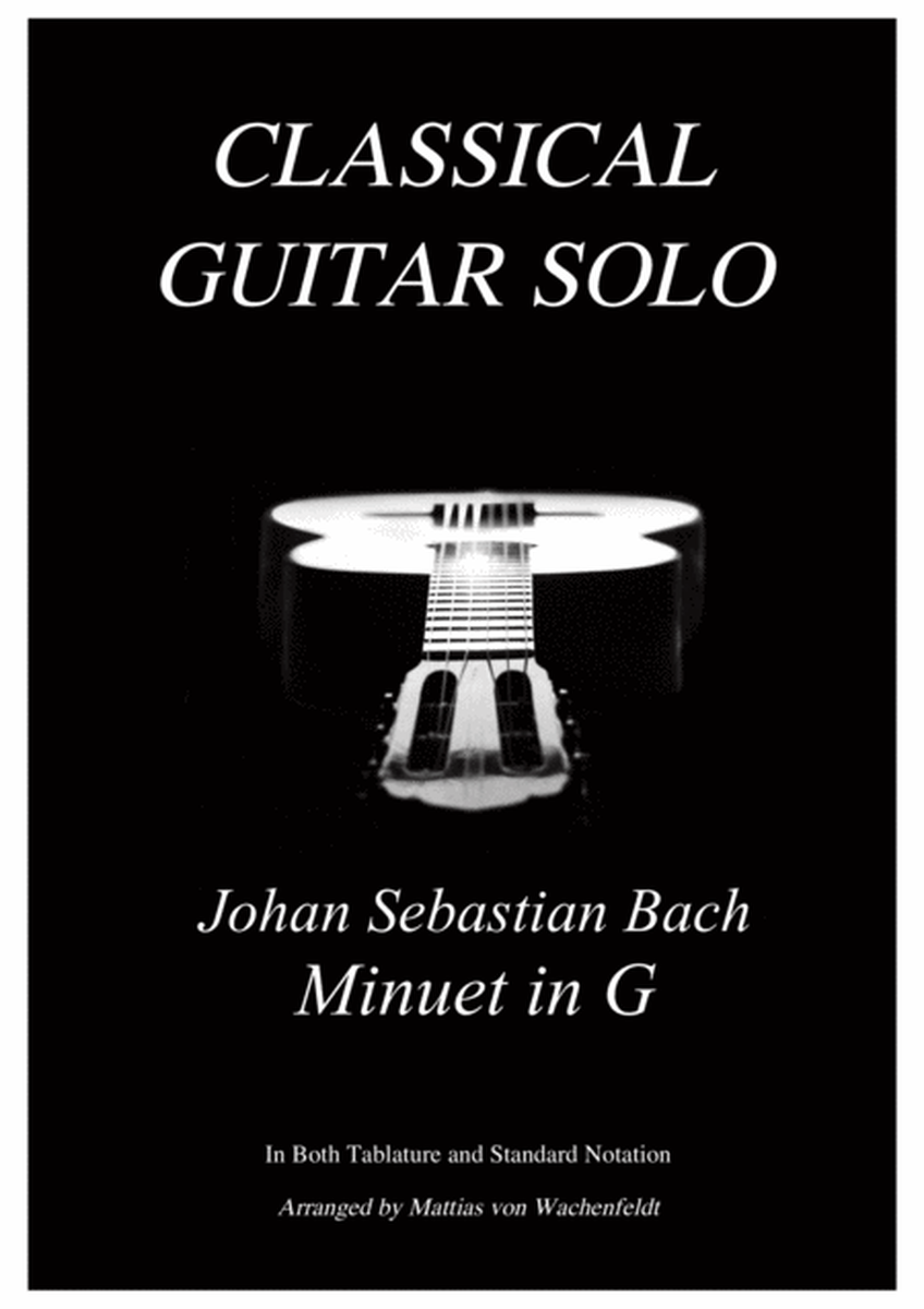 Johan Sebastian Bach - Minuet in G - guitar