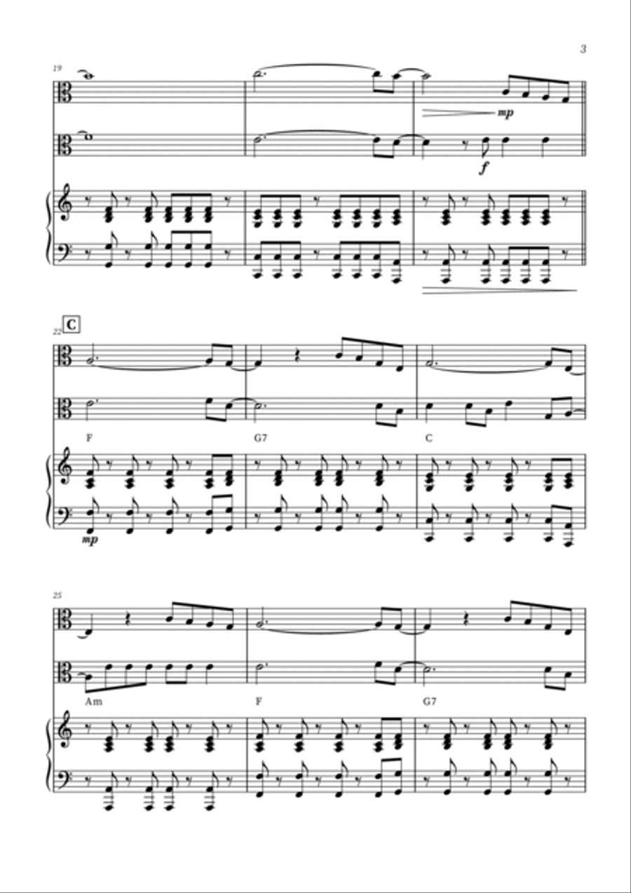 Viva La Vida String Duet scores gallery preview page 3