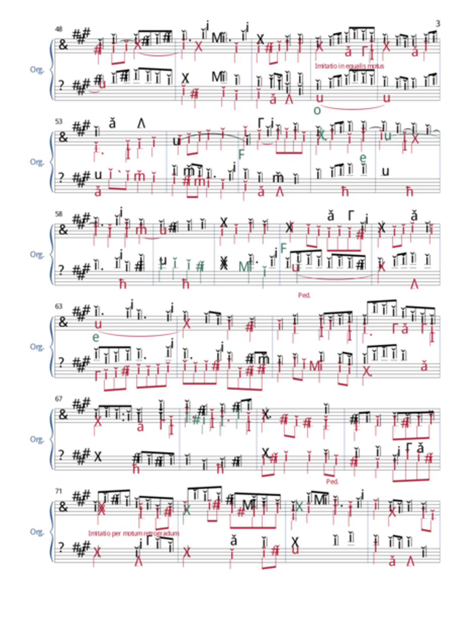Johann Adam Krygell - Ricercata Organ Solo scores gallery preview page 4