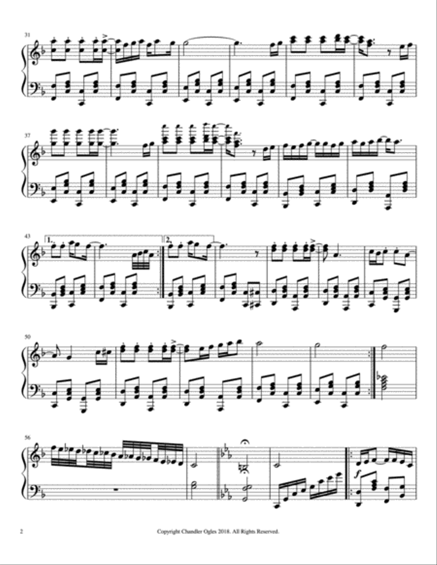 Midnight Rag Piano Solo scores gallery preview page 2