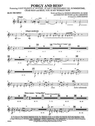 Porgy and Bess® (Medley): 4th B-flat Trumpet