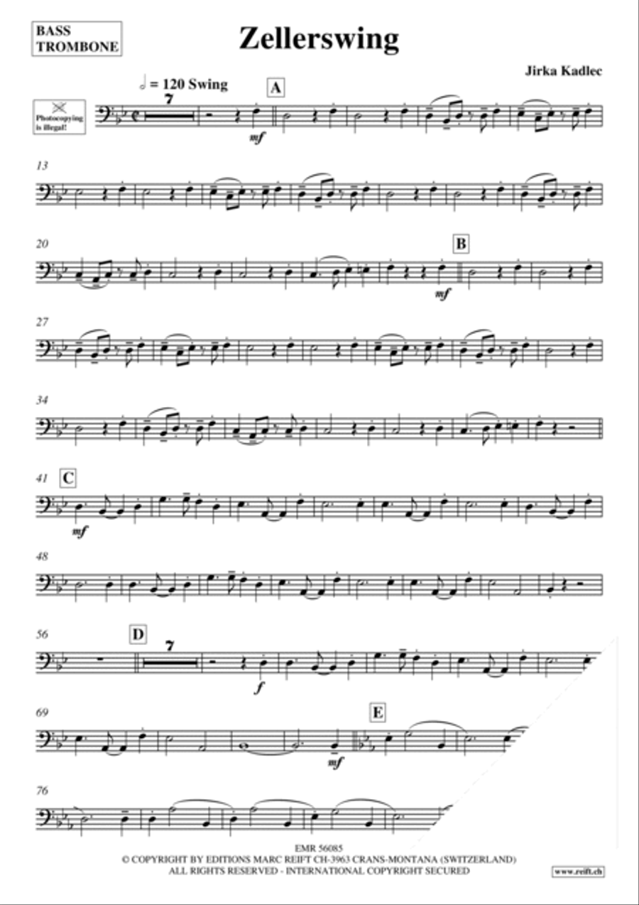Zellerswing Zellerswing Bass Trombone scores gallery preview page 3