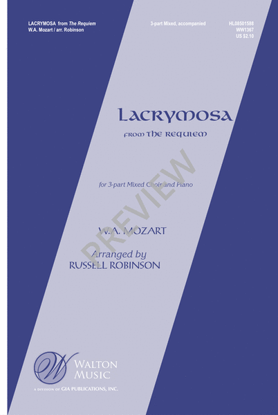 Lacrymosa (Three-part Mixed) image number null