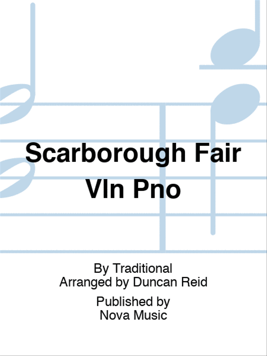 Scarborough Fair Vln Pno Violin Solo scores gallery preview page 1
