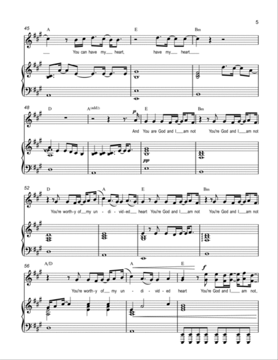 Undivided Heart Undivided Heart Voice scores gallery preview page 5