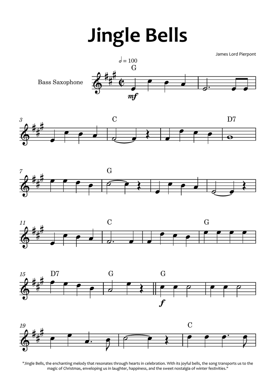 Jingle Bells Chamber Music scores gallery preview page 1