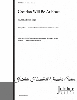 Book cover for Creation Will Be At Peace