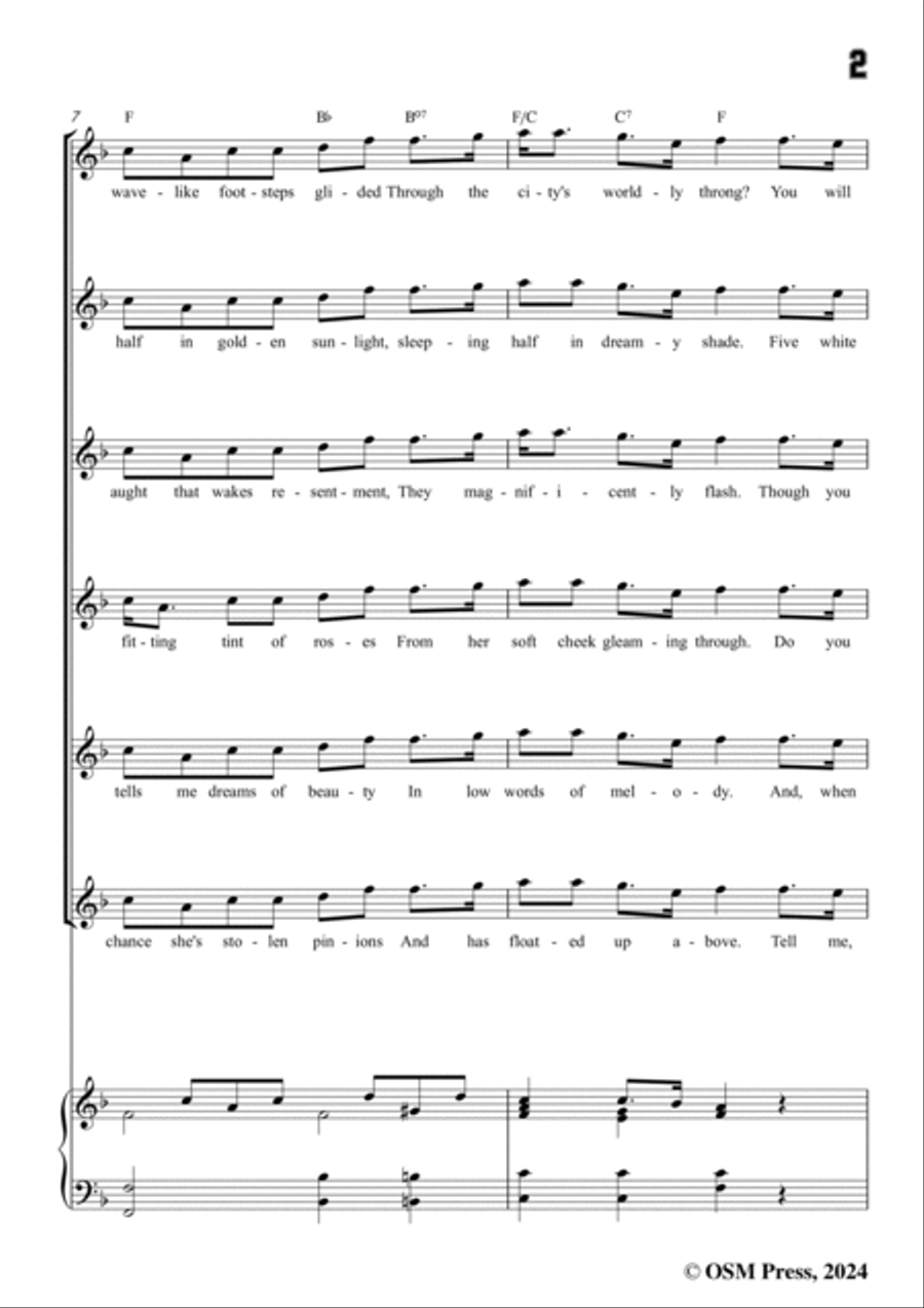 S. Foster-The Spirit of My Song,in F Major Voice scores gallery preview page 3