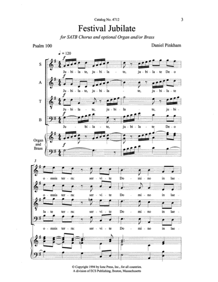 Festival Jubilate (Downloadable Choral Score)