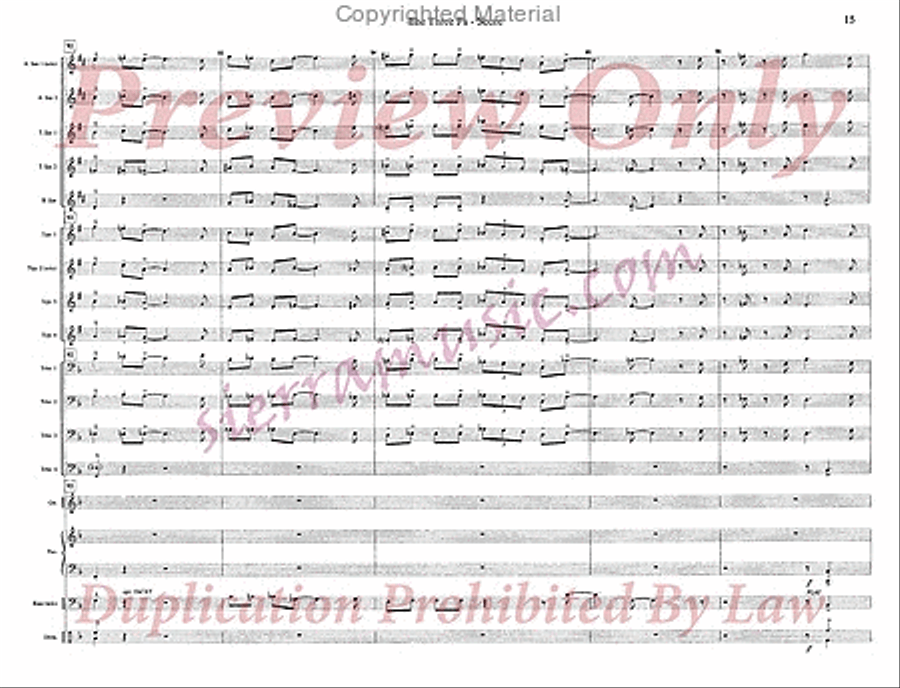 The Three J's Jazz Ensemble scores gallery preview page 16