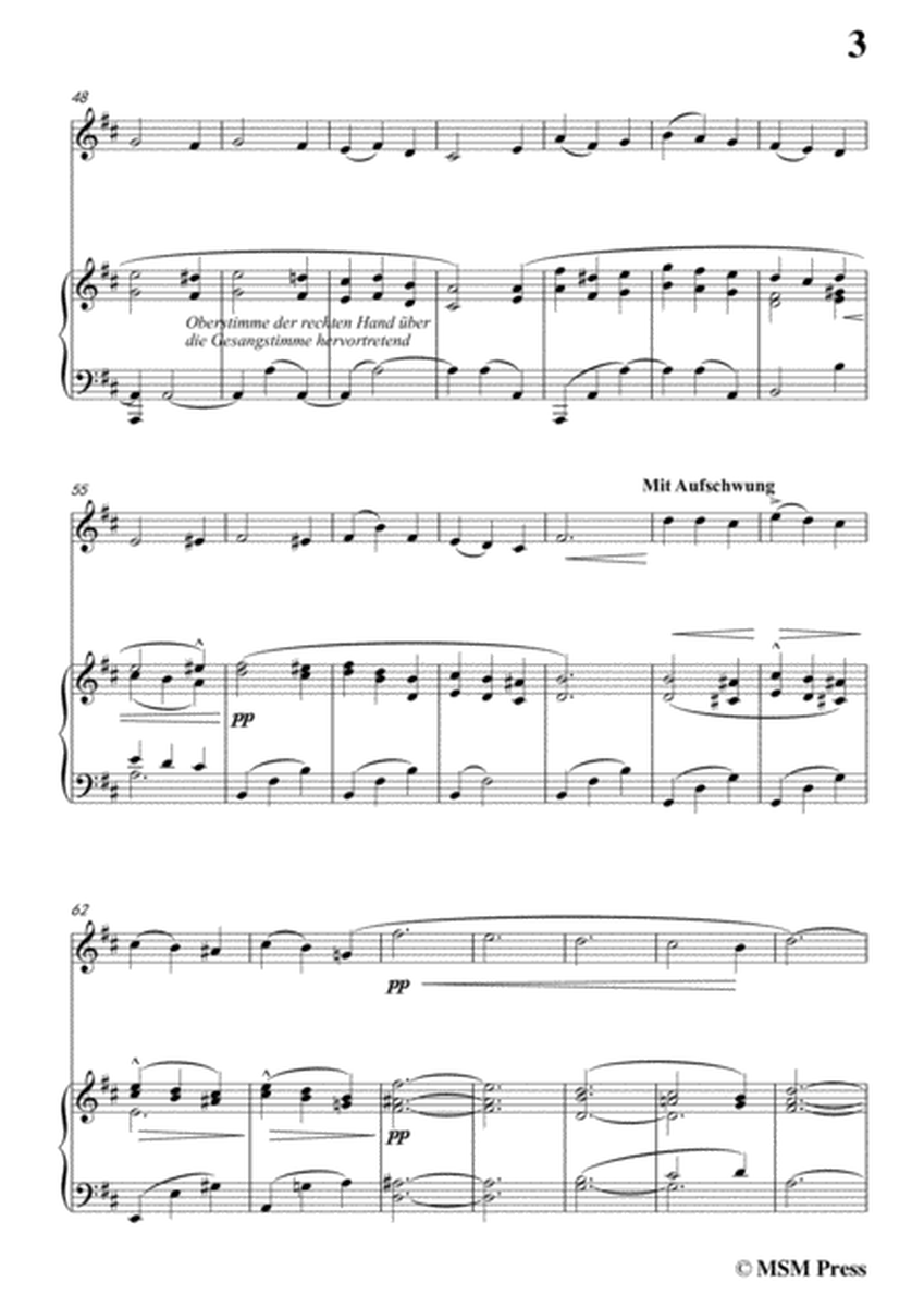 Mahler-Wo die schönen Trompeten blasen, for Violin and Piano image number null