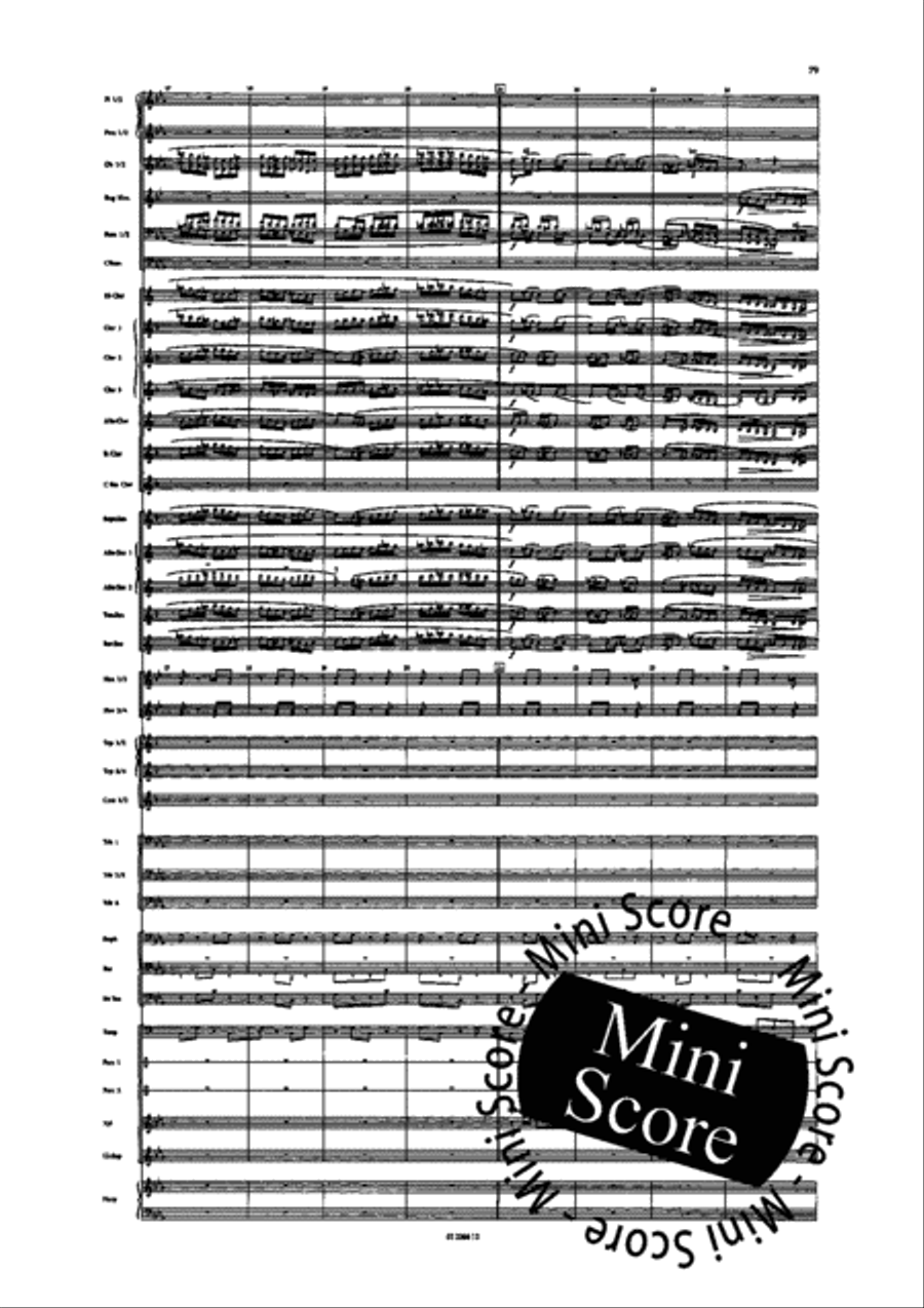Fifth Symphony Fifth Symphony Concert Band scores gallery preview page 84
