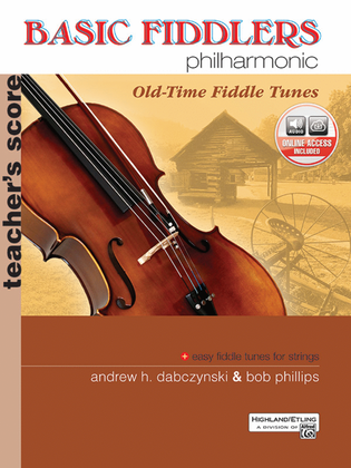 Book cover for Basic Fiddlers Philharmonic Old-Time Fiddle Tunes