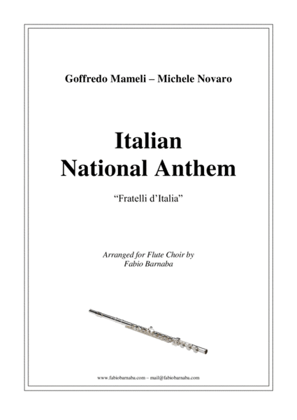 Italian National Anthem - Fratelli d'Italia - for Flute Choir image number null