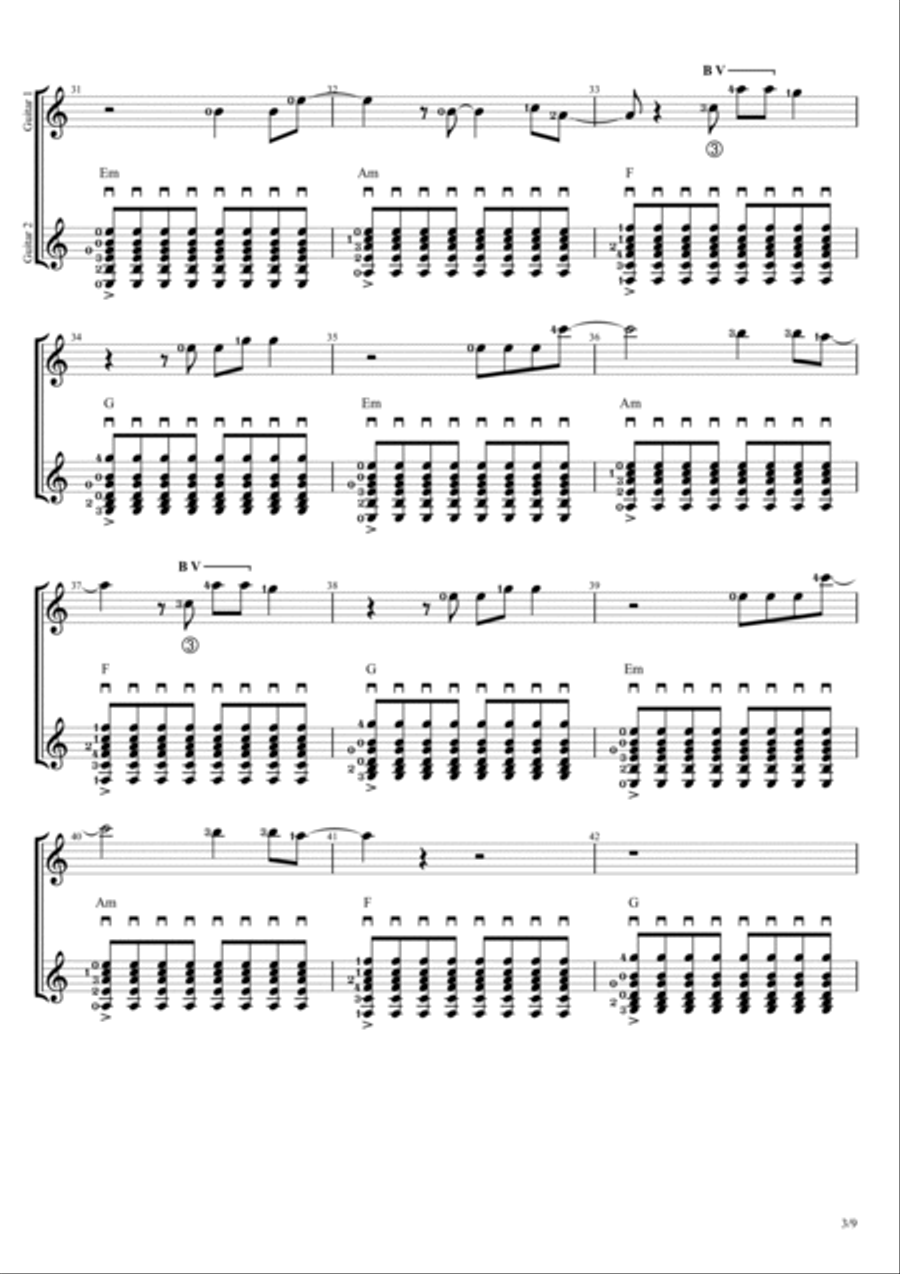 Titanium Titanium Guitar scores gallery preview page 3