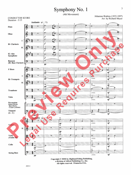 Symphony No. 1 (4th Movement) image number null