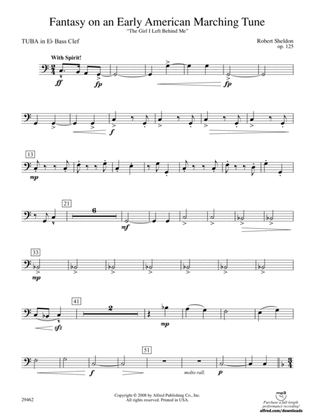 Fantasy on an Early American Marching Tune: (wp) E-flat Tuba B.C.