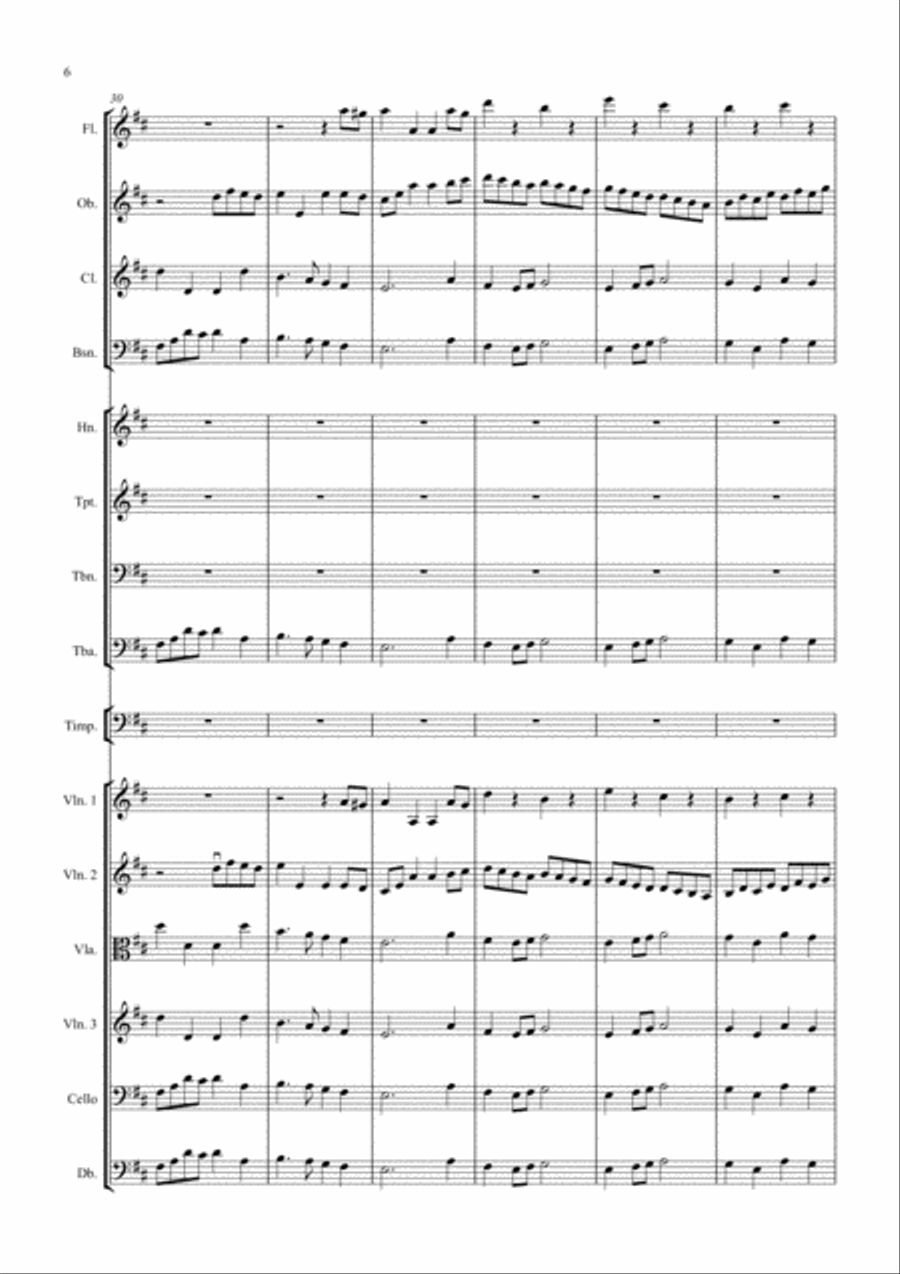 Sailor's Hornpipe for School Orchestra Sailor's Hornpipe for School Orchestra Full Orchestra scores gallery preview page 6