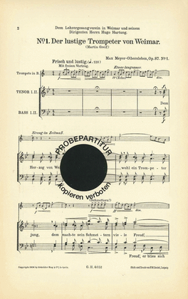 Book cover for Lustige Trompeter von Weimar