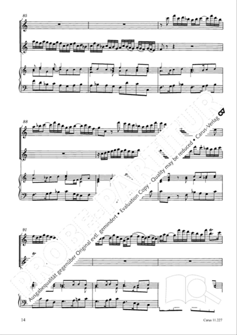 Concerto a tre in C Concerto a tre in C Recorder scores gallery preview page 15