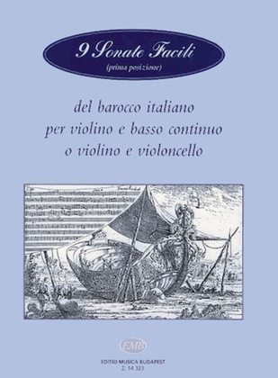 Book cover for 9 Sonate Facili-vln/pno(vcl)