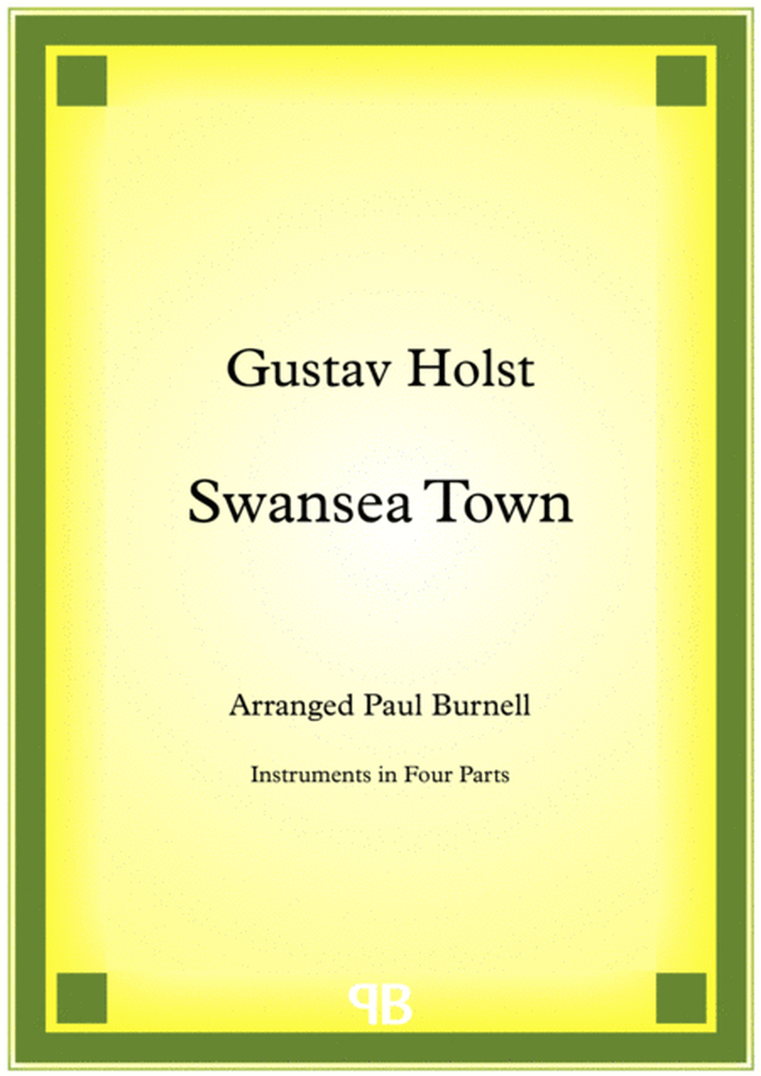 Swansea Town, arranged for instruments in four parts image number null