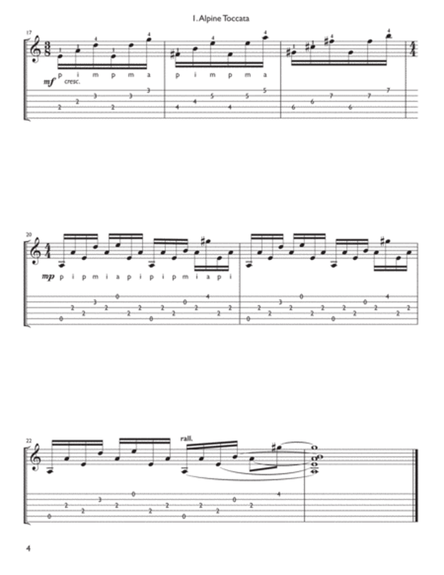 Three Mountain Studies for the Intermediate Guitarist image number null