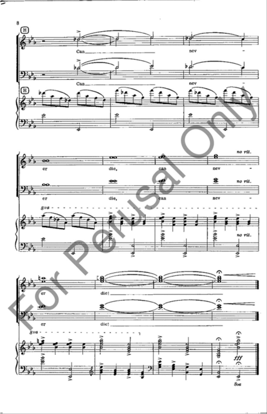 He Who Lights His Heart 4-Part scores gallery preview page 8