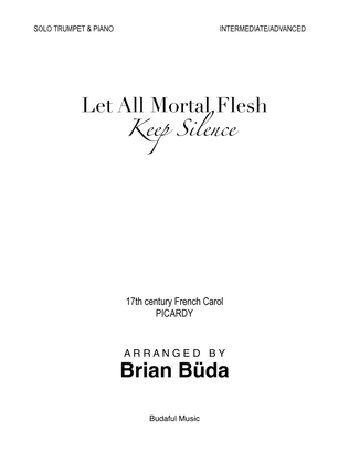 Book cover for Let All Mortal Flesh Keep Silence - Trumpet solo
