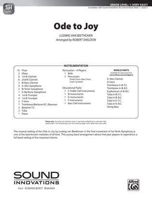 Ode to Joy: Score