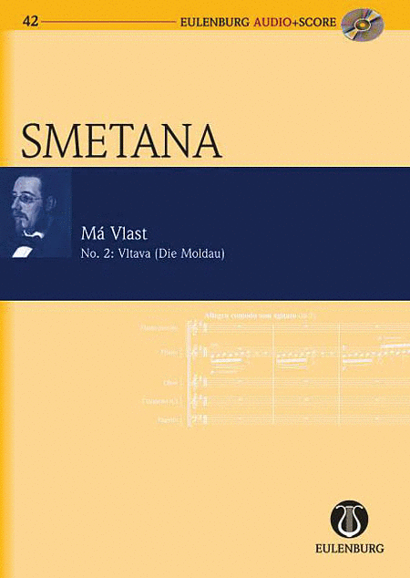 Smetana: Vltava my Fatherland No2 Symphonic Poem Study Score/cd