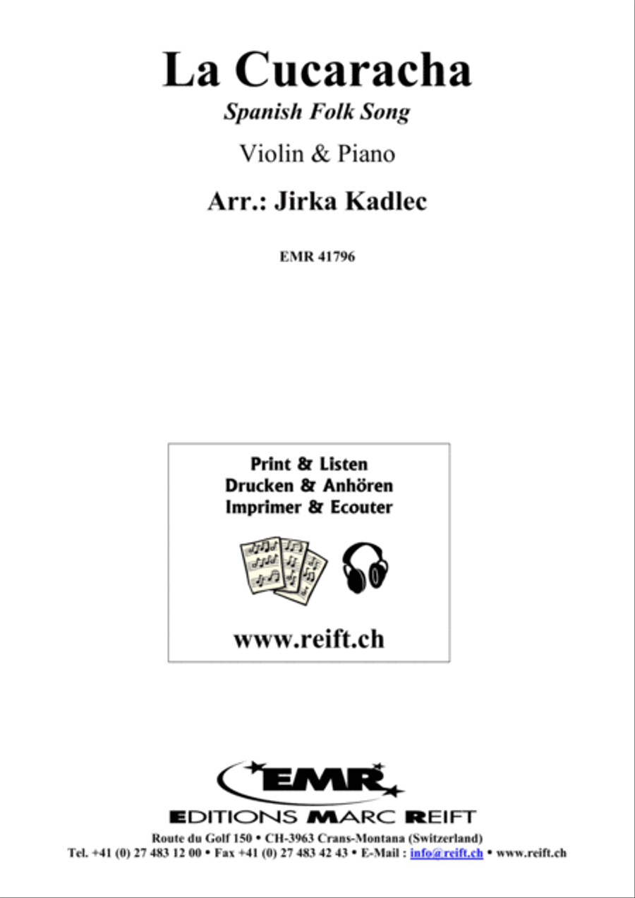 La Cucaracha Violin Solo scores gallery preview page 2