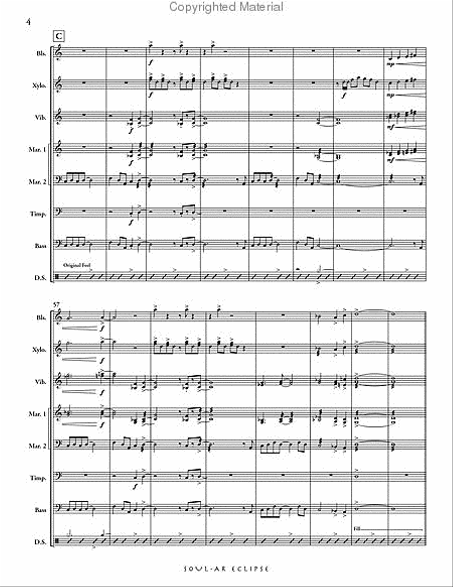 Soul-ar Eclipse Percussion Ensemble scores gallery preview page 5