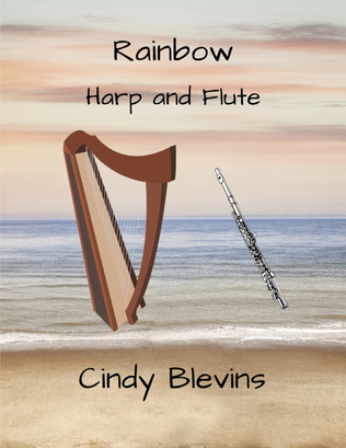 Book cover for Rainbow, for Harp and Flute