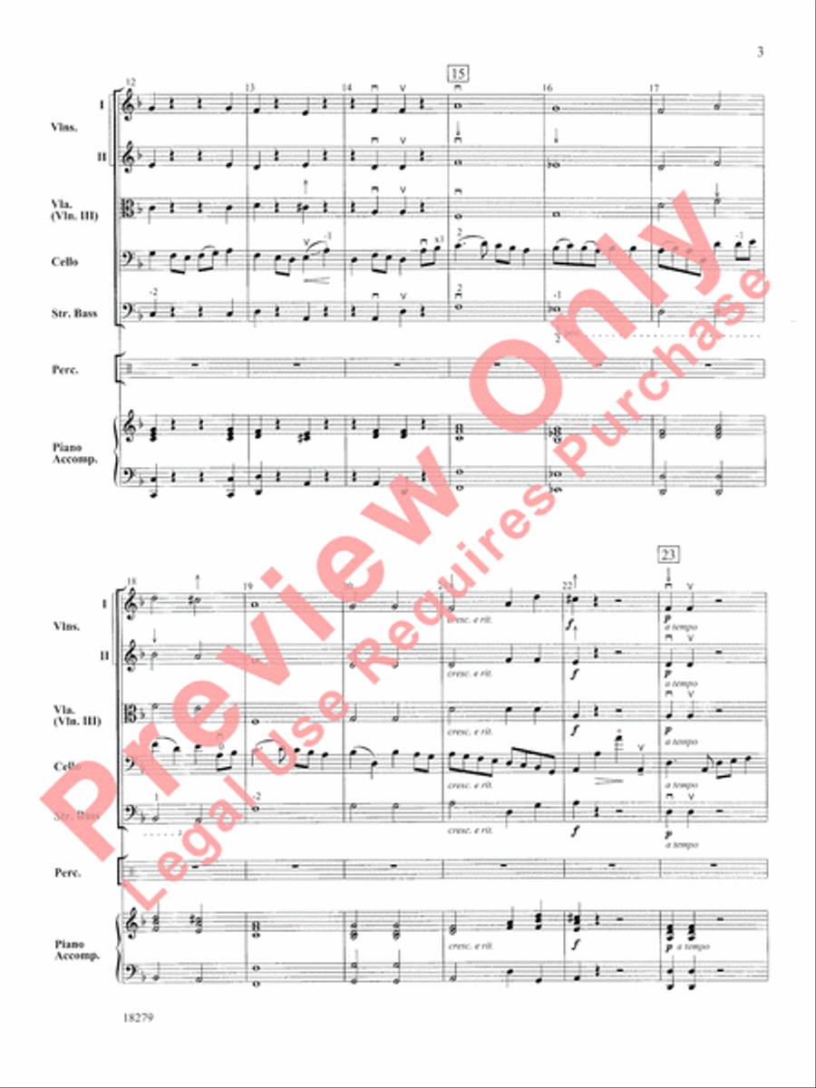 Cellos Ole! String Orchestra scores gallery preview page 4