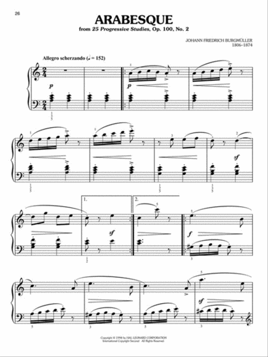 Simple Classical Piano Pieces Easy Piano scores gallery preview page 6