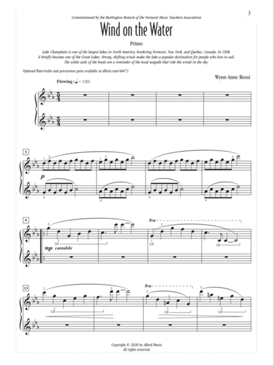Lake Champlain Suite Small Ensemble scores gallery preview page 3