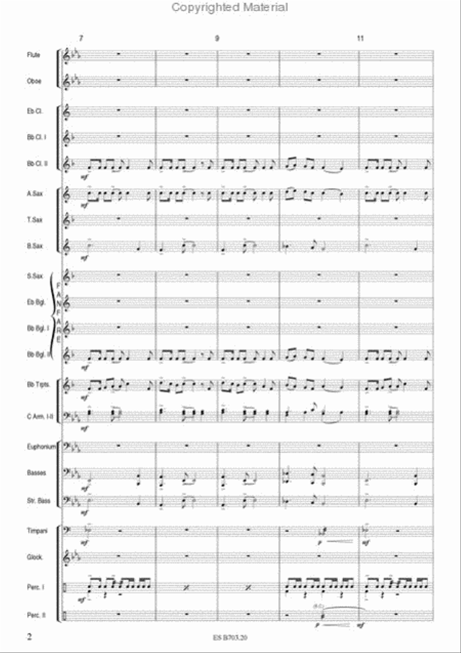 Casual Suite in Eb Casual Suite in Eb Concert Band scores gallery preview page 4