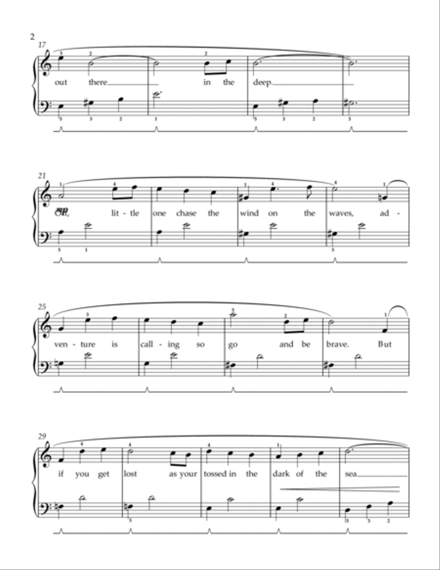 Look For The Light Easy Piano scores gallery preview page 3