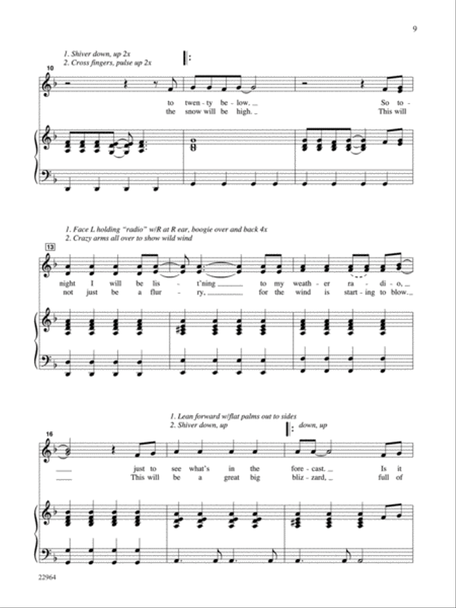 The Big Chill - Teacher's Handbook Unison Choir scores gallery preview page 13