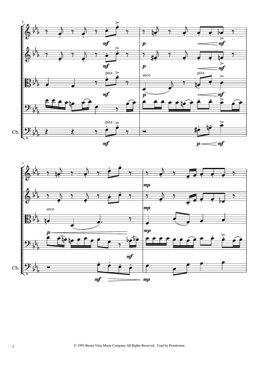 Jack's Lament Chamber Music scores gallery preview page 2