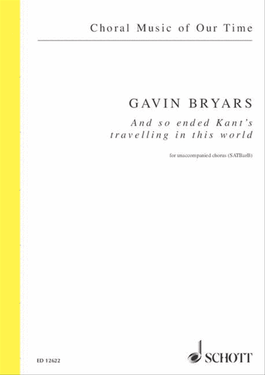 And So Ended Kant's Travelling in this World 4-Part scores gallery preview page 1