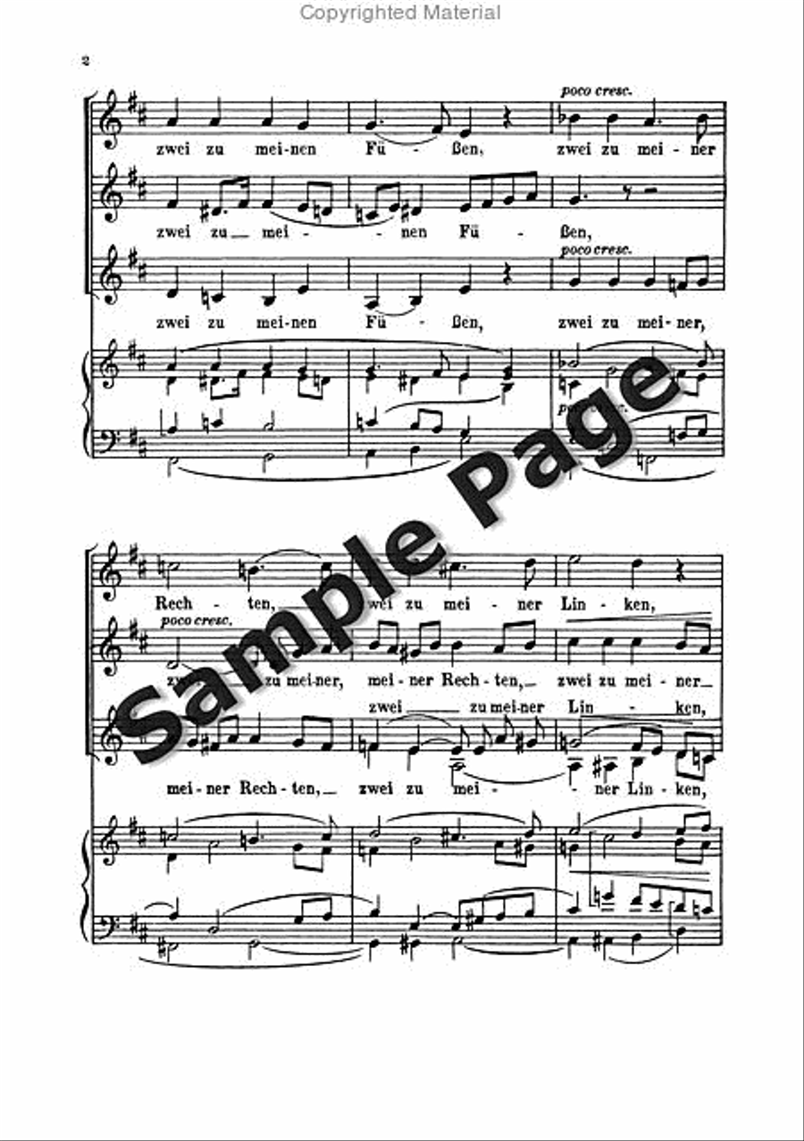 Humperdinck Abendsegen Ssa.chor Pft SSA scores gallery preview page 3