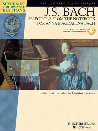 Book cover for J.S. Bach – Selections from The Notebook for Anna Magdalena Bach