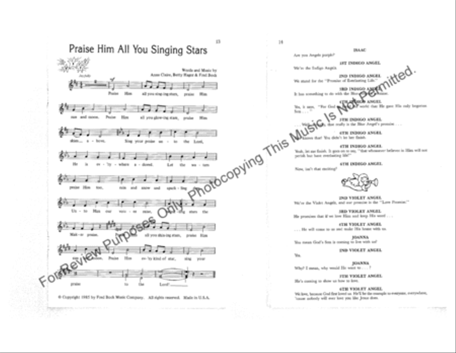 God's Rainbow Promises of Christmas Children's Choir scores gallery preview page 8