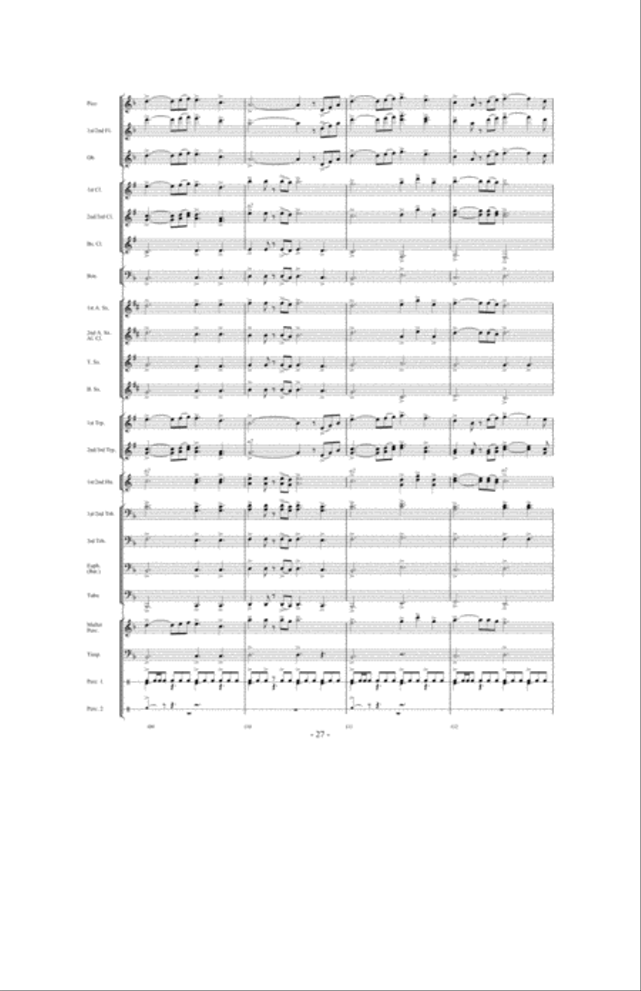 Apollo: Myth and Legend Concert Band scores gallery preview page 26