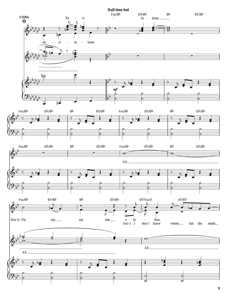 Good Vibrations Piano, Vocal scores gallery preview page 5