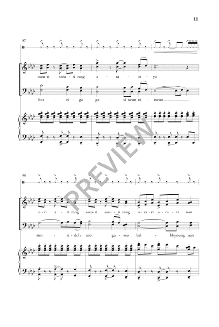Arirang Arirang 4-Part scores gallery preview page 12