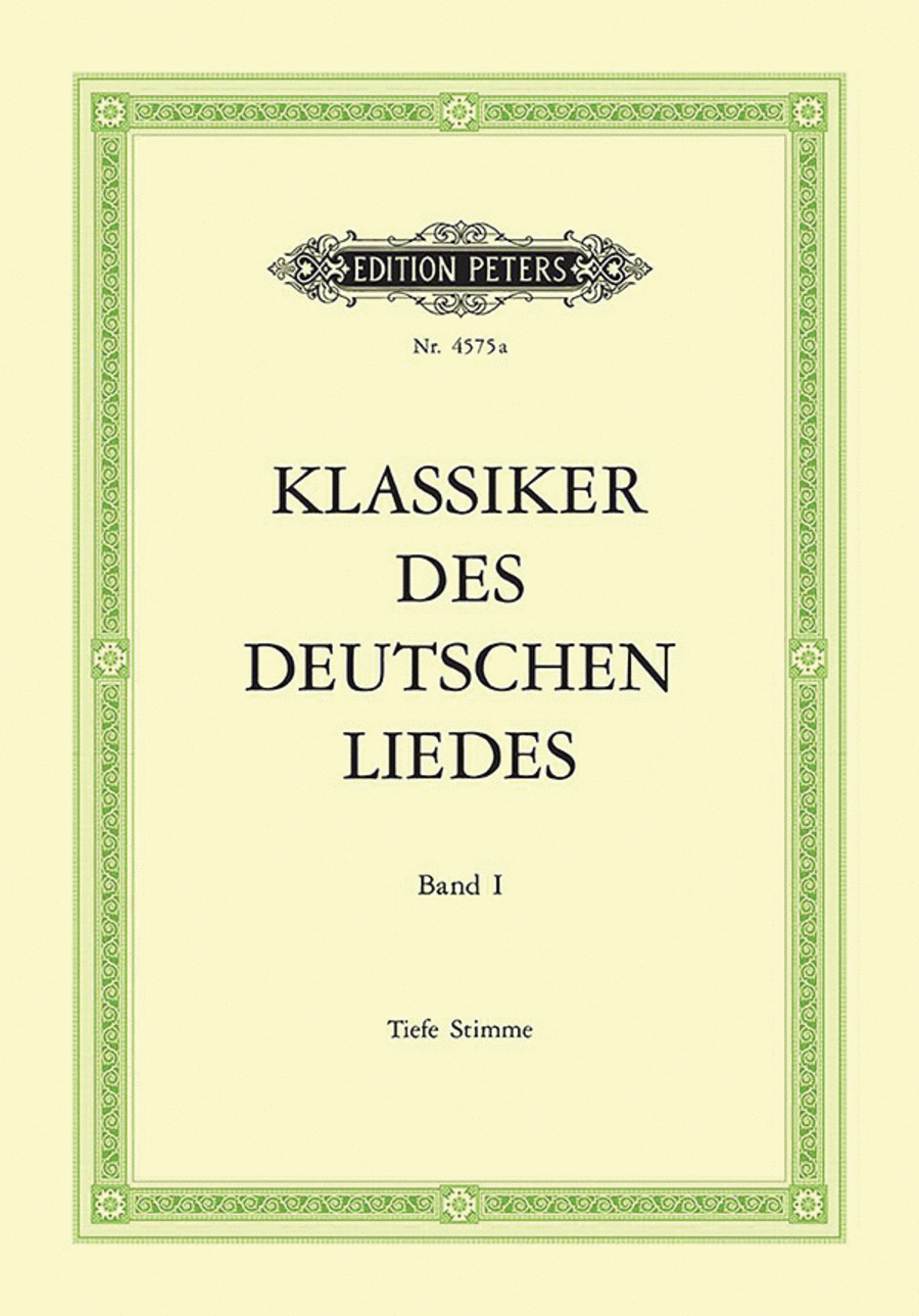 Classics of the German Lied Voice scores gallery preview page 1
