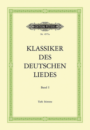 Book cover for Classics of the German Lied